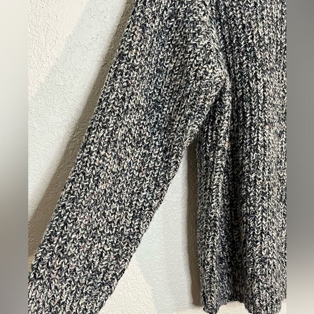 NWT Marine Layer Quinn oversized sweater blue multi Preppy Casual Contemporary - Picture 5 of 9